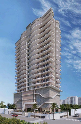 Imagem 2 de 30 de Apartamento Com 3 Dormitórios Sendo 3 Suítes, À Venda, 109 M² Por R$ 610.400 - Guilhermina - Praia Grande/sp - Ap0973