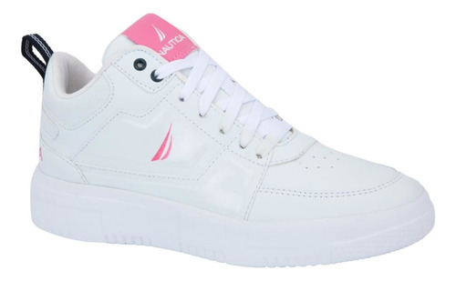 Tenis Dama Casual Nautica Hady Color Blanco