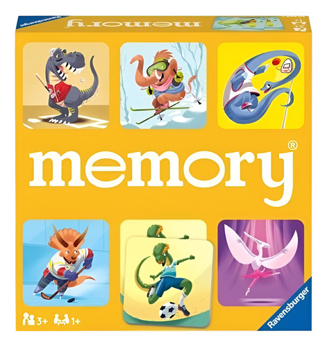 Memoria Dinos Deportes Ravensburger Juego De Mesa Memory