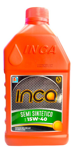 Aceite 15w40 Semisintetico Inca
