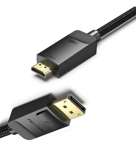 Cable Video Premium 1m Displayport / Hdmi Proyector 4k Tv