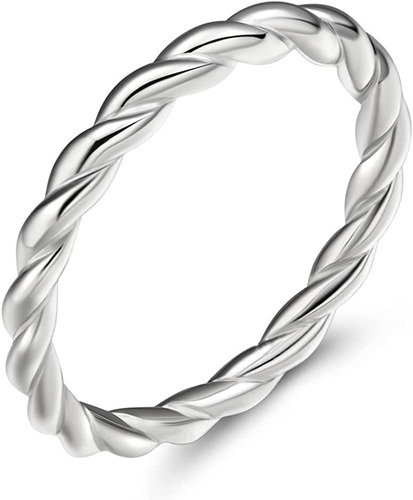 Eamti - Anillo De Nudo Celta De Plata Esterlina 925, Entrecr