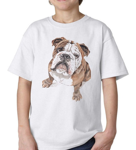 Remera De Niño Bulldog Ingles Art