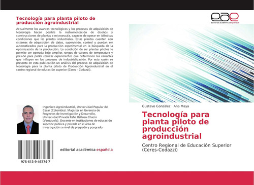 Libro: Tecnología Para Planta Piloto De Producción Agroindus