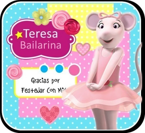 Kit Imprimible Para Tu Fiesta De Angelina Ballerina