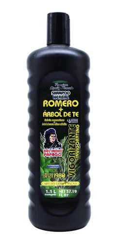 Shampoo Romero Y Árbol De Té 1.1 Lt Del Indio Papago