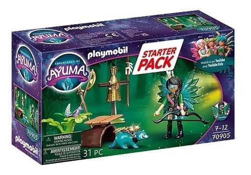 Figura Armable Playmobil Starter Pack Knight Fairy Y Mapache