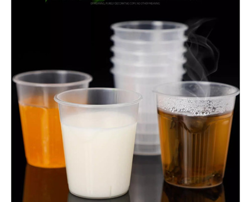 Vasos Desechables Yopack 250 Ml Plástico 50 Unidades