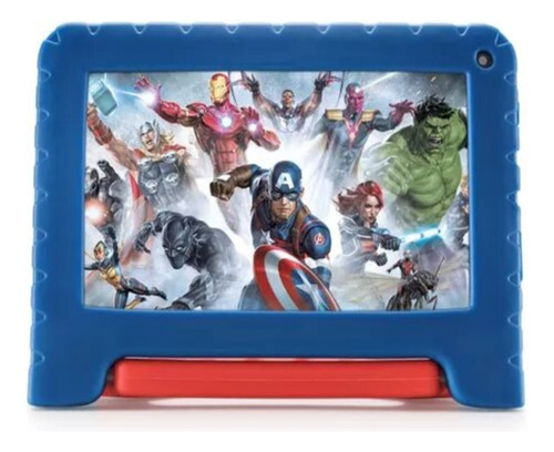Tablet Multilazer Nb417 Marvel Vingadores 64gb Azul 4gb Ram