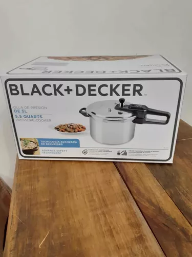 Black & Decker Olla Electrica Olla Presion 7 Litros Pc700 Acero