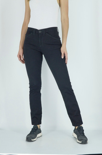 Lee Pantalón Gabardina Casual Sport 63533 Ha01 Negro Dama