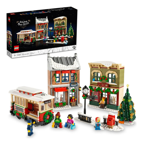 Set De Construcción De Pueblo Navideño Con Personajes Lego T