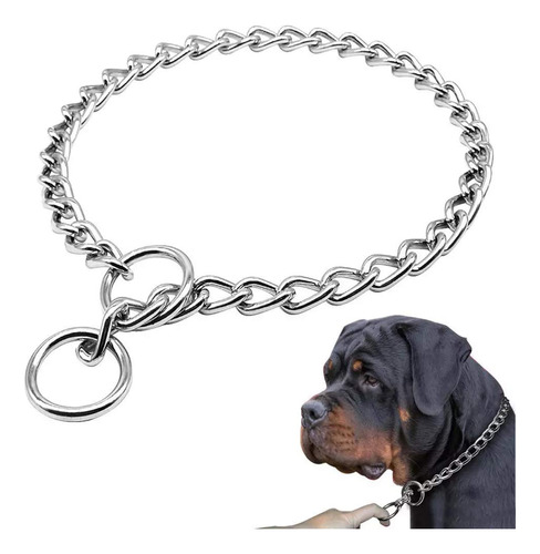 Freezx Collar De Estrangulador Para Perro, Cadena Pesada De 