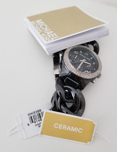 Relógio Michael Kors Mk5388 Original Chronografo Cerâmico!