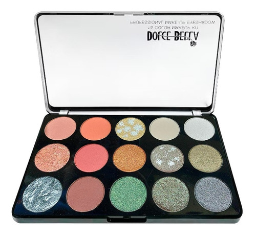 Paleta De Sombras 15 Colores Dolce Bella Maquillaje Belleza