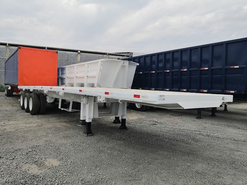 Plataforma Plana Remolque 53 Pies Con 3 Ejes Atro Reforzada