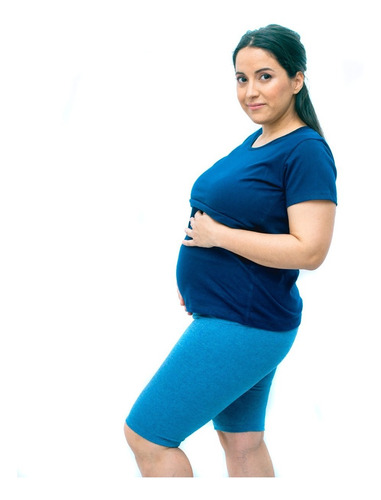 Calza Ciclista Maternal Contenedora Embarazadas Futura Mama