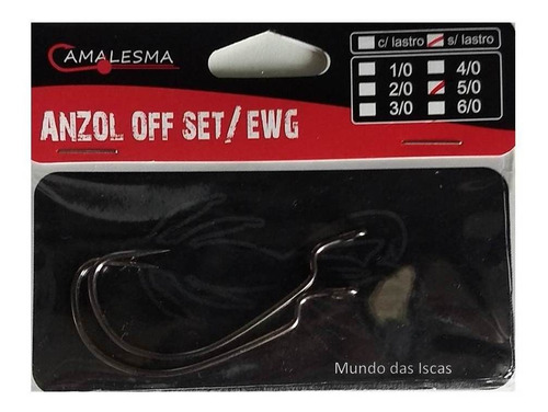 Anzol Offset Ewg Original Camalesma Blister Com 02 Unidades