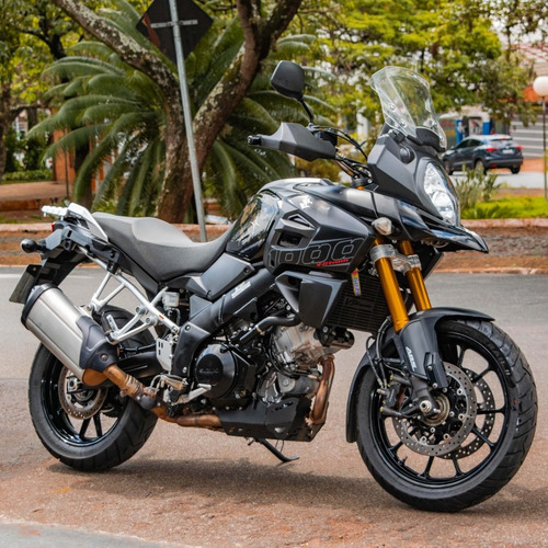 Imagem 1 de 10 de Moto Suzuki V-strom 1000 Cor Preta Ano 2018