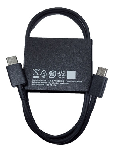 Cabo Samsung Gh39-02103a Usb-c 1m Preto S20 S21 S22 S23 S24