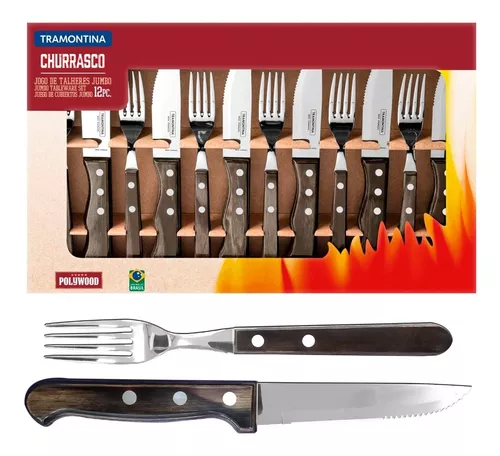 Garfo Churrasco Jumbo Polywood - Tramontina, Talher