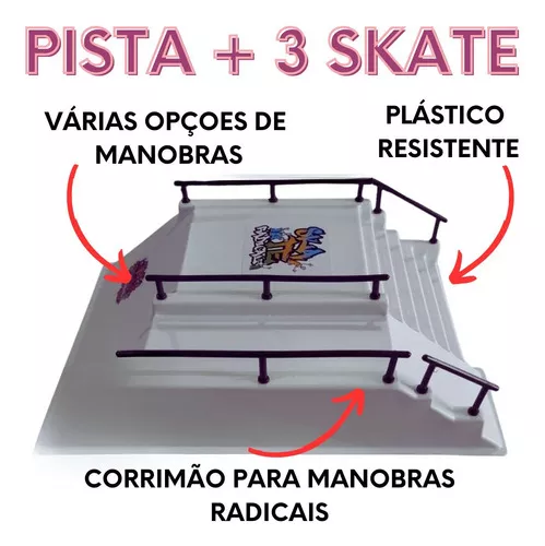 Pista Skate De Dedo Fingerboard Brinquedo Infantil Presente