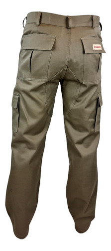 Pantalon Azabache Cargo Hbre T: 38-54 (3373)