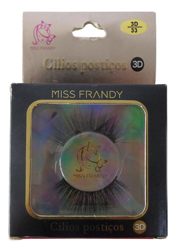 Miss Frandy Cílios Postiços 3d Com Cola C18-3d0702