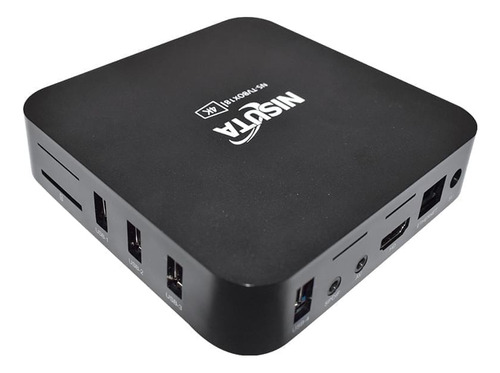 Nisuta Tv Box Ns-tvbox18 Smart Tv 4k Color Negro Tipo De Control Remoto Estándar