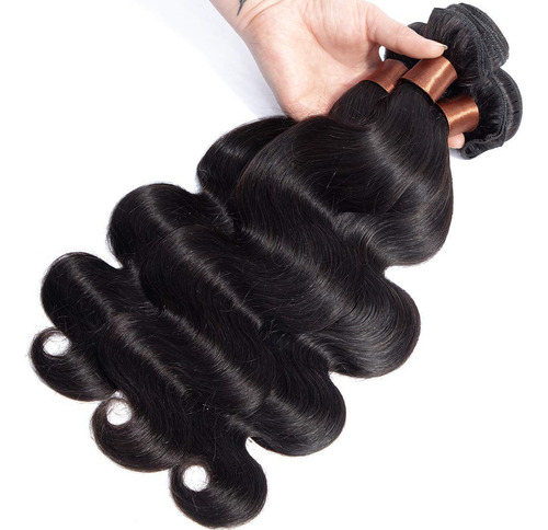 Blackmoon Hair 14, 14, 16 Pulgadas, Cabello Virgen Brasileno