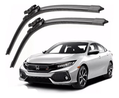 Palheta Limpador Parabrisa Honda Civic 2016 2017 2018 19