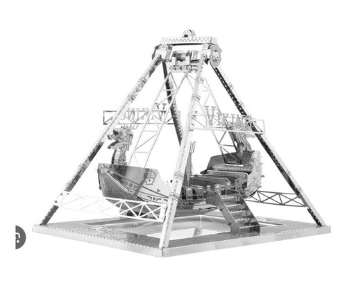 Rompecabezas Metálico 3d, Modelo De Barco Vikingo