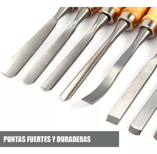 Maquina De Madera Accesorios Para Carpinteria Herramientas Set Cinceles  12Pck