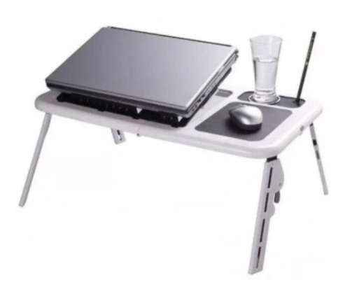 Imagen 4 de 4 de Mesa Para Laptop Regulable Y Plegable, Ventilador.
