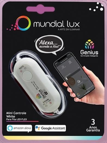 Controle Wi-fi Fita Led Mundial Lux Via App Genius Ml-0066