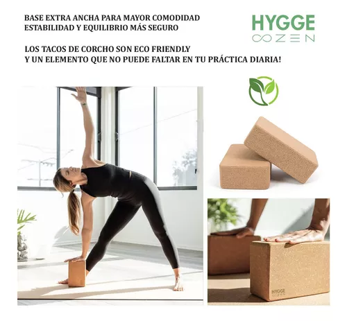 Ladrillo Yoga Pilates Bloque Corcho Alta Densidad Ecológico