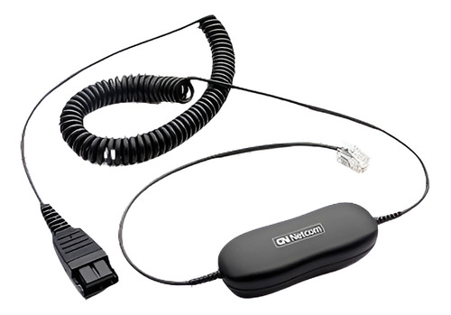 Jabra Gn1216 Qd Para Enchufe Modular Rj9 Cable En Espiral Pa