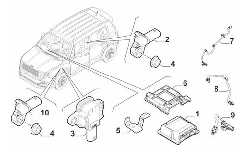 Modulo Airbag Fiat