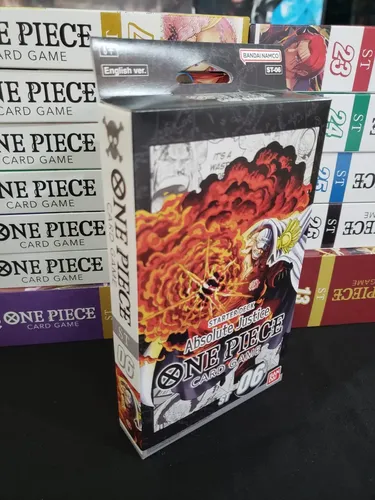 bandai trading card games one piece absolute justice starter deck 06: [ST-06] Control the cost to defeat your opponent One Piece Cards 