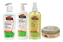 Comprar Kit Antiestrias De Embarazo Palmers Locion Balsamo Y Aceite 