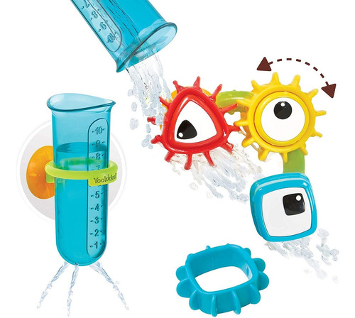 Juguete De Baño Yookidoo Spin N Spout Water Gear Tres En