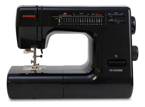 Janome Hd Black Edition Máquina De Coser Resistente Con Ki. Color Negro