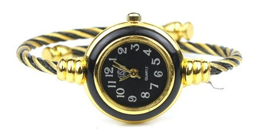 Vavna Reloj De Pulsera Para Mujer Y Niña De 2 Tonos Dorado