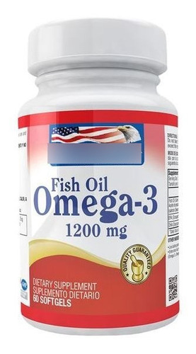 Omega 3 Fish Oil 1200mg 60 Softge - Unidad a $48000