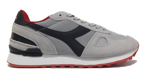 Diadora Zapatilla -  Icona Cuero Grisroj