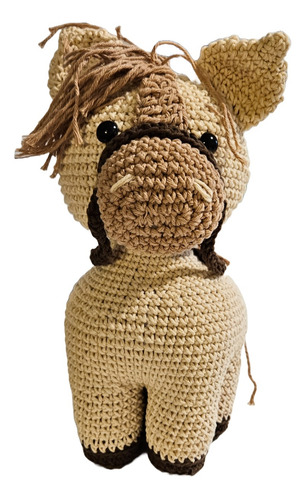 Imagen 1 de 2 de Amigurumi Tejido Caballo Crochet Muñeco Montessori Caballito