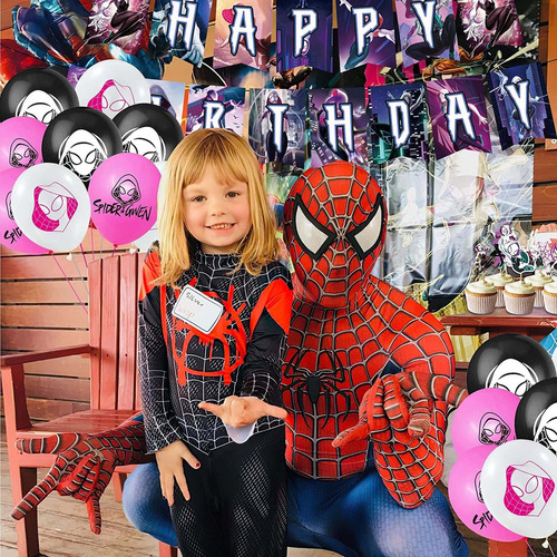 Spider Birthday Party Supplies, Sp1dey And His Amazing Frien