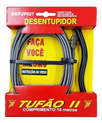 Desentupidor Para Esgoto Tufao Ii - 10m 