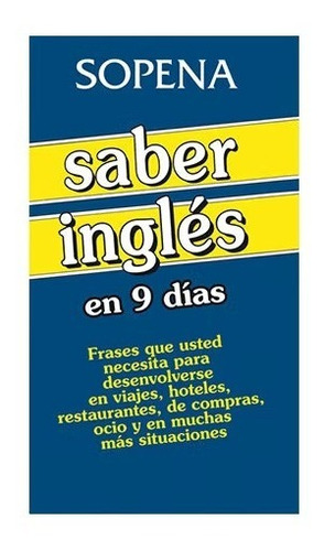 Hablar Inglés En 9 Días Sopena