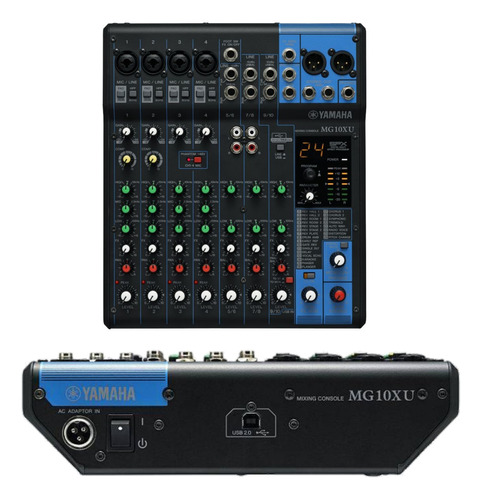 Consola Profesional Yamaha De Audio Con 10 Canales Xlr Rca